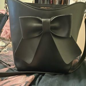 Karl lagerfeld black purse